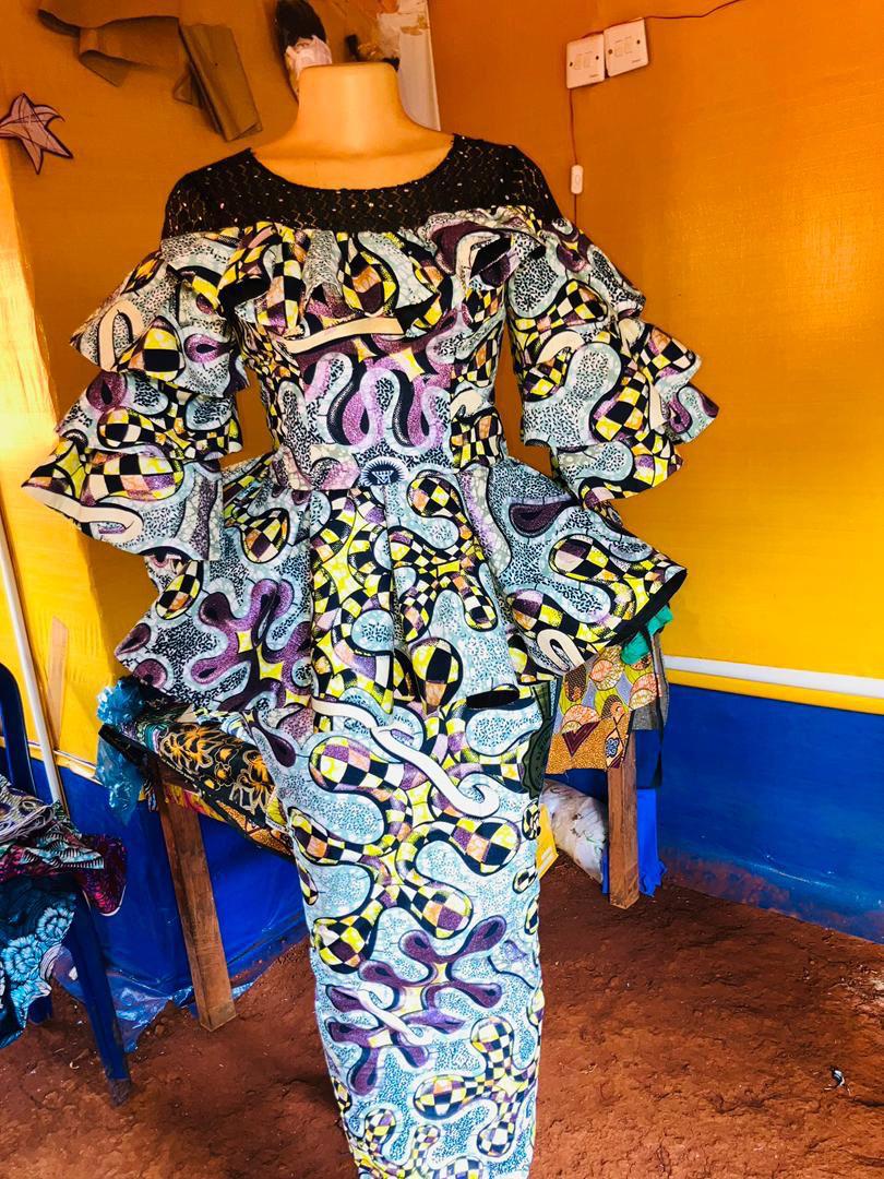 African Clothes for Women 2 Pieces Set Skirts and Tops Fashion Outfits for Party